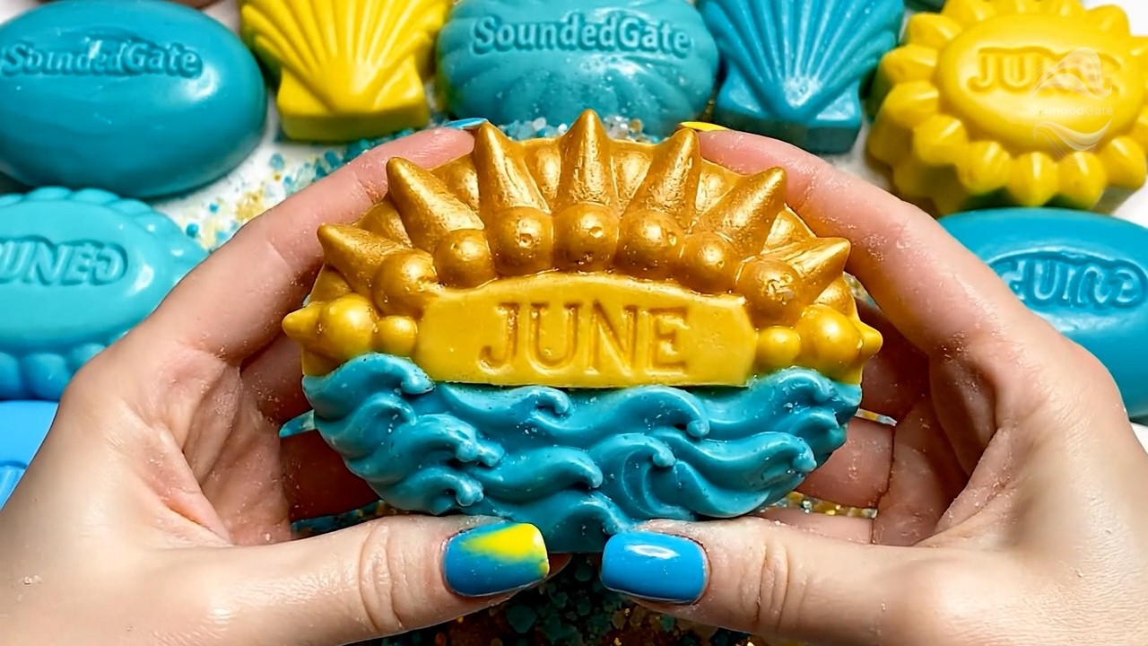 🔮 [ASMR] Year in Soap Crush – Seasonal ASMR, Bath Bomb Scrub & Oddly Satisfying