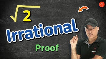 Proof | Square Root of 2 is an irrational number | Class - 10th - Ex - 1 Thm 1.4 ( हिंदी/Hinglish)