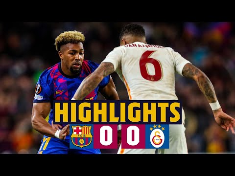 BARÇA 0-0 GALATASARAY I HIGHLIGHTS UEFA EUROPA LEAGUE 🔵🔴