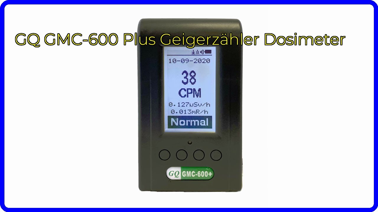 Geiger Counter Nuklearstrahlungsdetektor GQ GMC-800 Produktbild-Vorschau 10