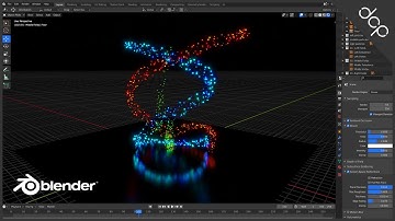 How to control multiple particle systems in Blender 2.93 - Particles systems beginners tutorial