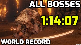 Sekiro All Bosses Speedrun in 1:14:07 [Former World Record] (Glitchless)