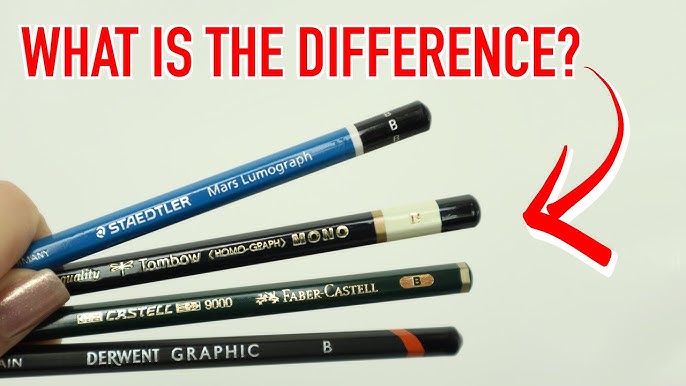 Difference between HB and 2H Pencil