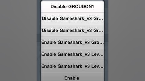 How to enable cheats for - Pokemon Emerald on GPSphone