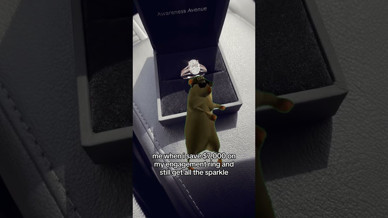 This 3-Carat Ring Costs 1% of a Diamond | Moissanite Brilliance