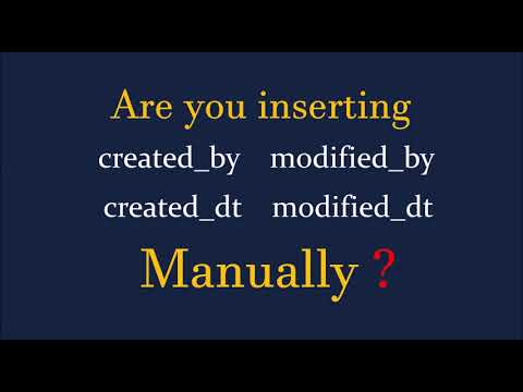 JPA Auditing | Are you inserting created_by, modified_by, created_dt & modified_dt manually?