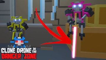 Robot Fights and Laser Swords!? | Clone Drone in the Danger Zone