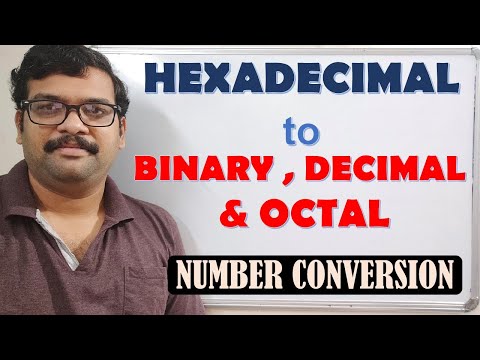 Vídeo: Com Convertir D'hexadecimal A Binari