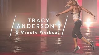 Tracy Anderson's 5-Minute Dance Cardio At-Home Workout | Goop