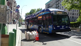 MTA NYCT Bus: 2021 NovaBus LFS Hybird M5 Bus #9668 at W 161st St-Broadway