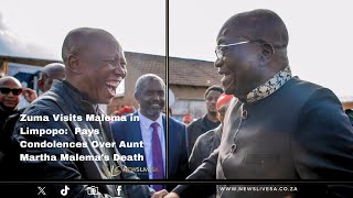 Jacob Zuma Visits Julius Malema in Limpopo | Pays Condolences