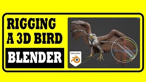 How to Rig a bird in Blender - Game Rigging