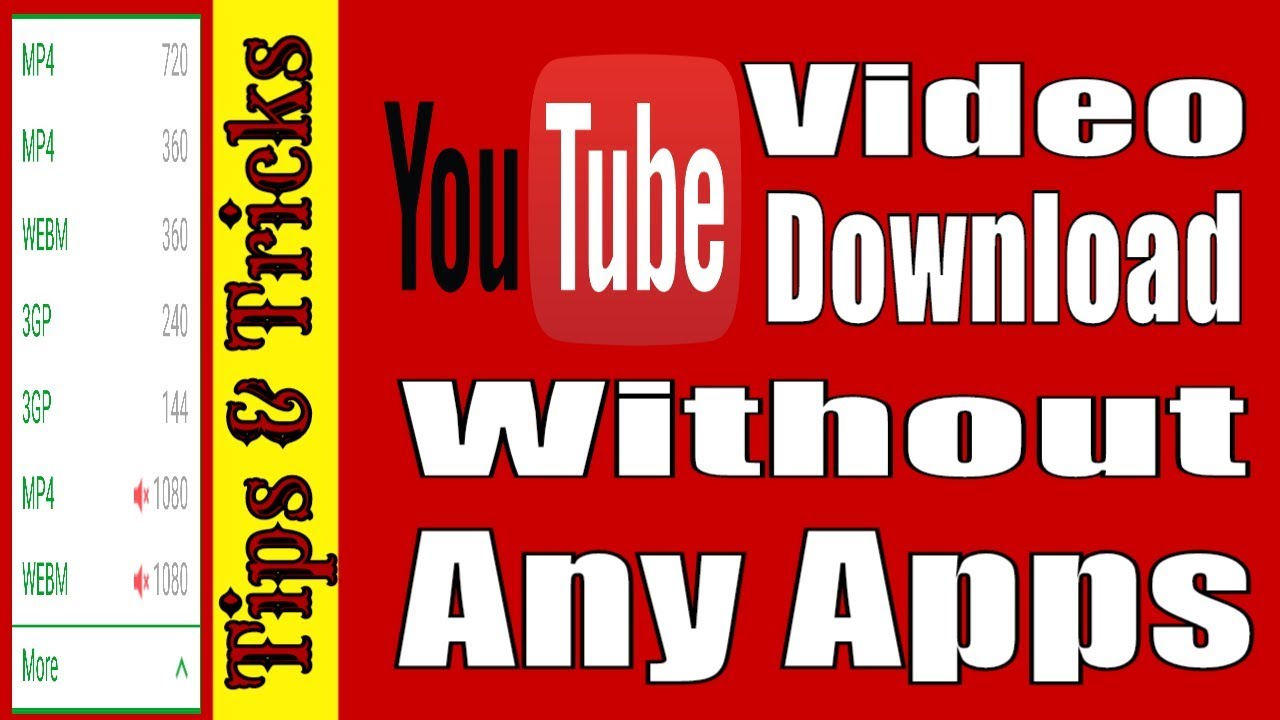 How To Download YouTube Video Without Any Apps - YouTube
