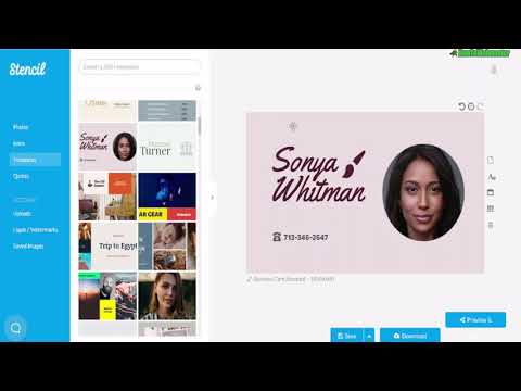 Stencil Review - Best Graphic Design Tool for Social Media?