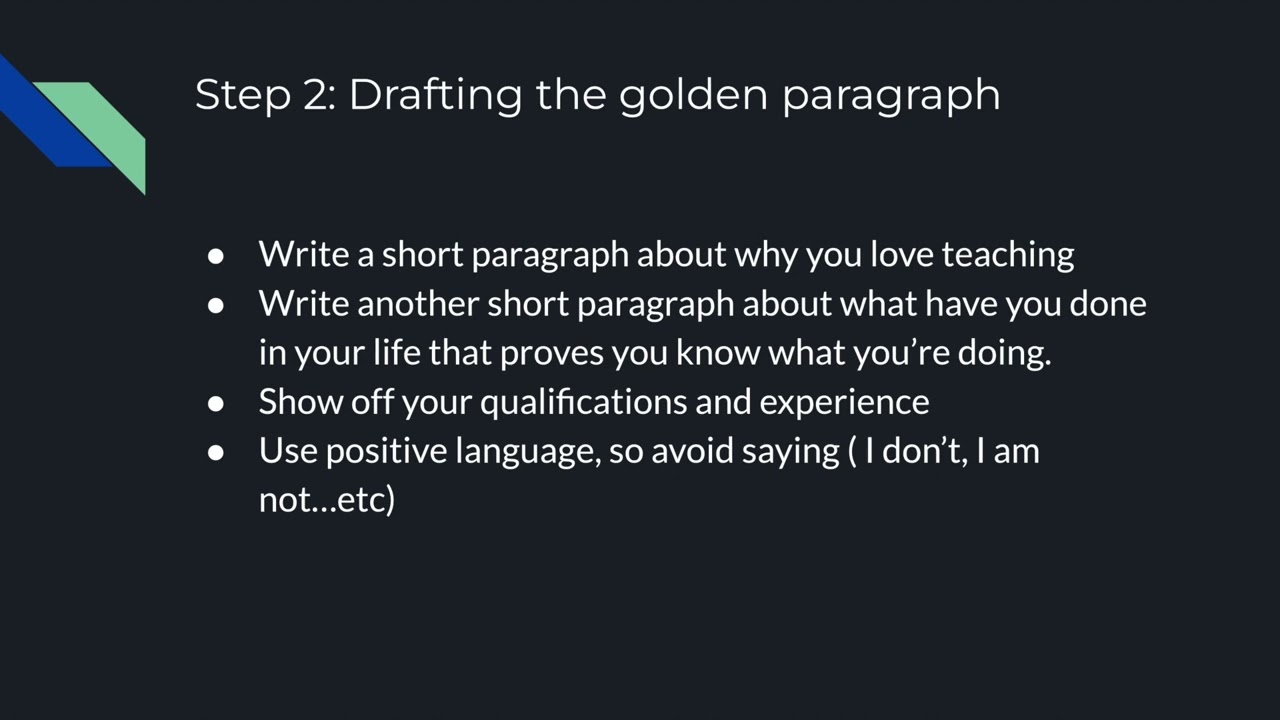 How to Start Teaching: ADS
