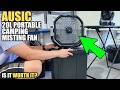 I Tried the Ausic 20L Portable Camping Misting Fan Review