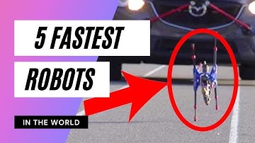 MUST SEE 5 FASTEST ROBOTS IN THE WORLD