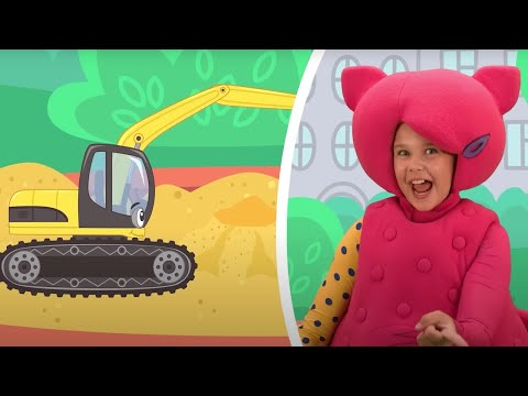 Видео: Хиты - Экскаватор, Трактор и Машинки - Кукутики песенки для детей малышей