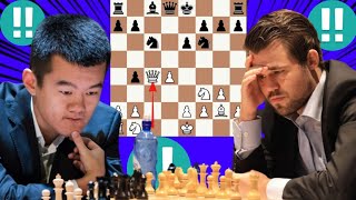 Hypercritical chess game | Ding Liren vs Magnus Carlsen 7