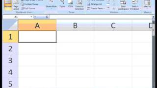 Microsoft Excel 2007 Video Tutorial 001 V101000036