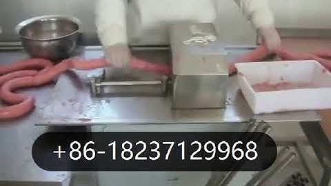 automatic sausage knot wire twisting machine sausage linker twister machine