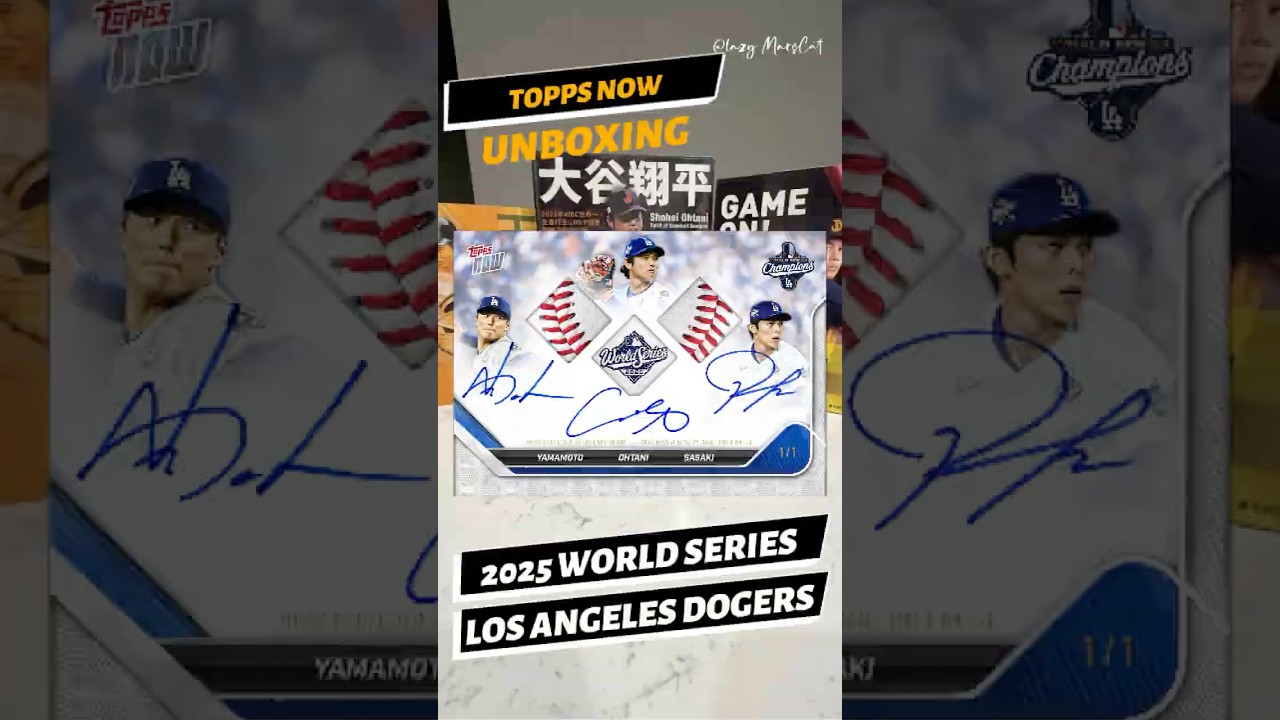 2025 World Series Champions – Los Angeles Dodgers | MLB Topps NOW
