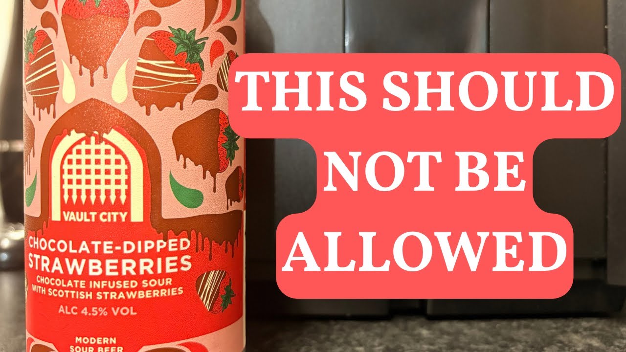 This Sour Beer Tastes Like a Mistake | Vault City Chocolate-Dipped Strawberries Review