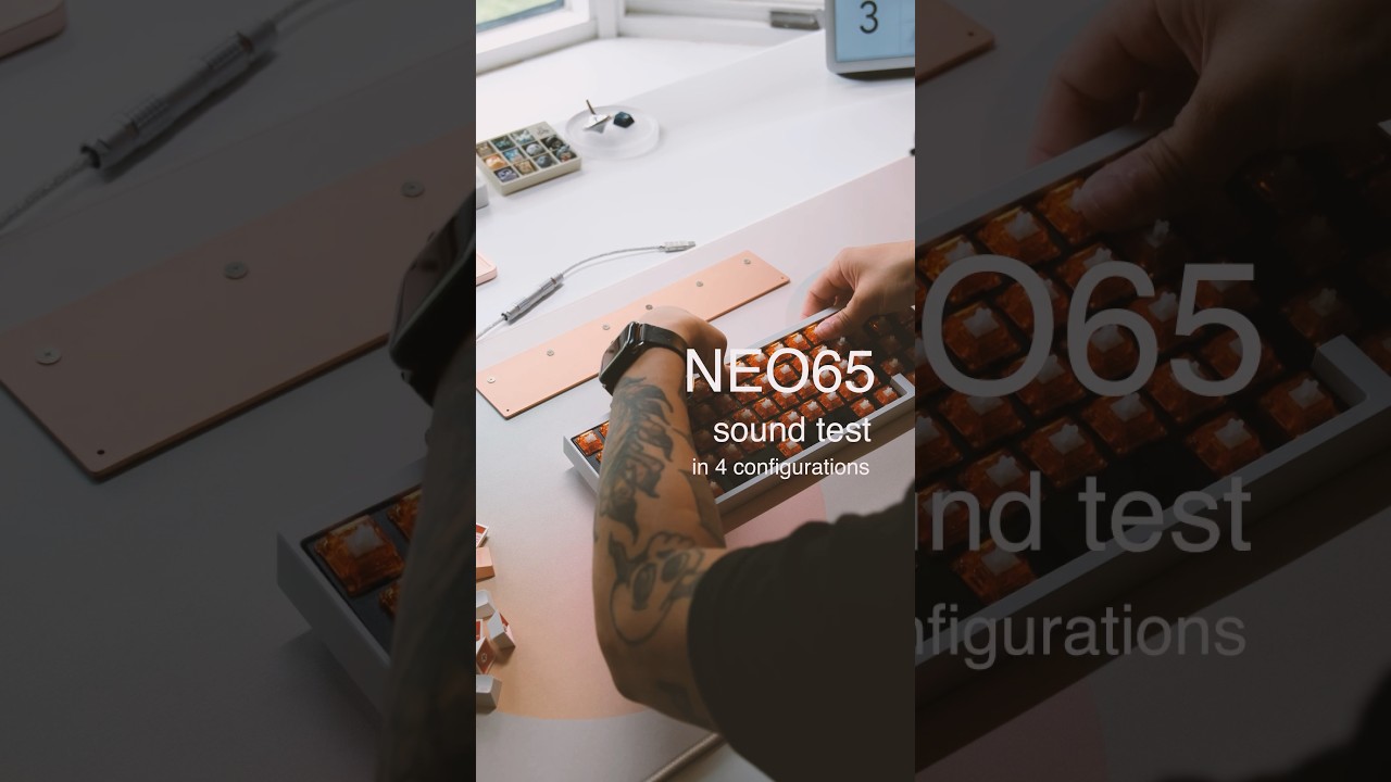 NEO65 served 4 ways - typing sounds of the incredible $79 custom 