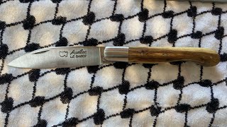 Aurillac By Le Sabot In Wood Handles & 12C27 Sandvik Steel