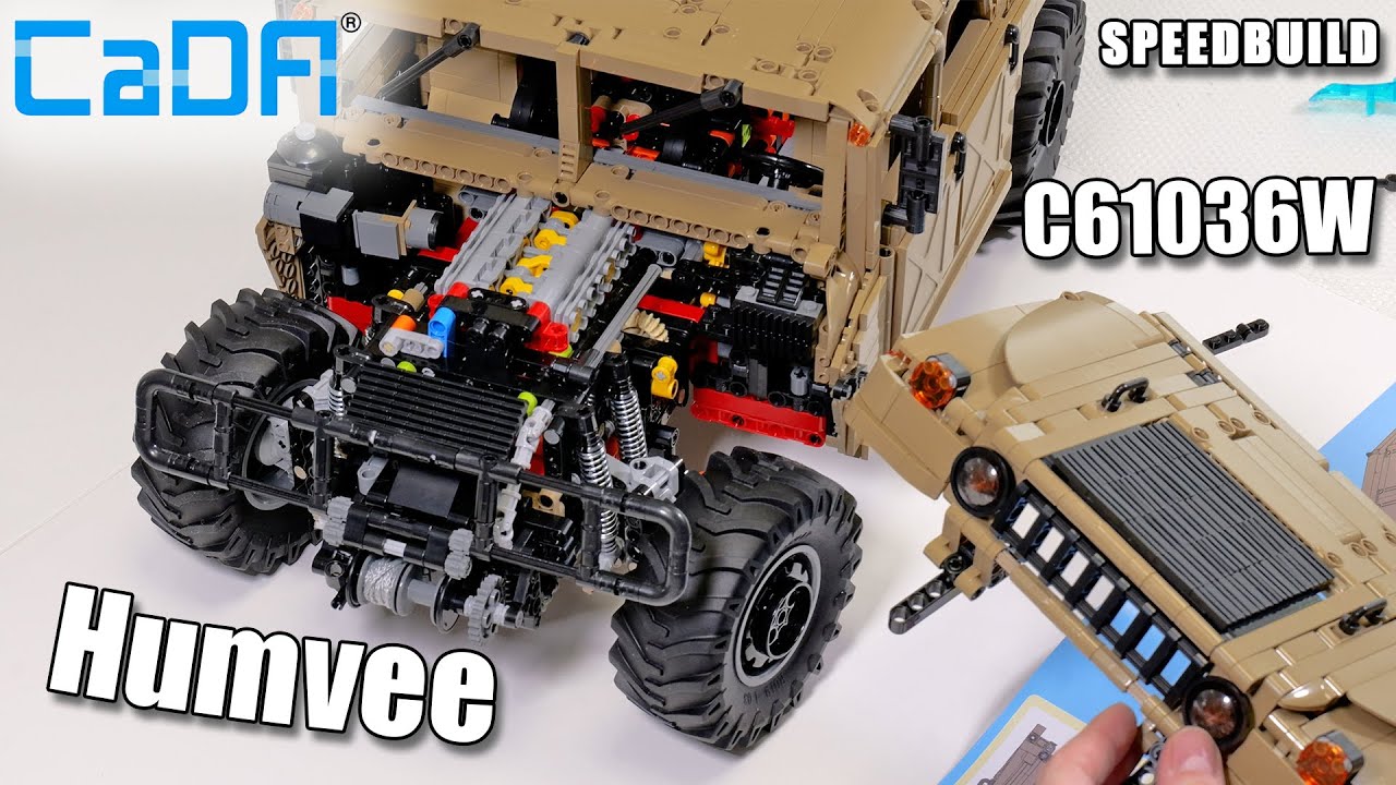 CADA C61036W Speedbuild | Humvee 1:8 Offroad Military Truck | CaDA ...