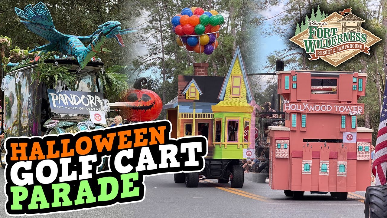 2025 Halloween Golf Cart Parade at Disney's Fort Wilderness Resort & Campground