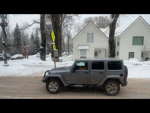 Aspen, Colorado this morning - January 18th, 2023