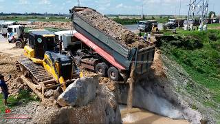 Download Lagu Wow! So Good Start Mage Erase Landfill Entire Lake Area​ John Fill Dozer Partner​ Group 25ton Trucks MP3