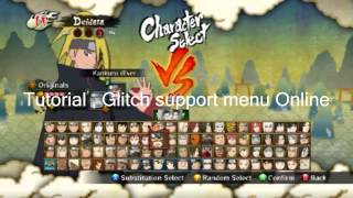 Support Jutsu Glitch ( EN , RO ) Tutorial /Naruto Ultimate Ninja Storm 3 Full Hd