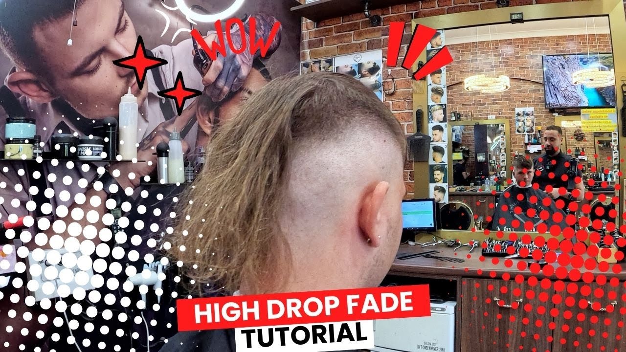 HIgh drop fade . "Mid Taper Fade Tutorial StepbyStep Guide for a