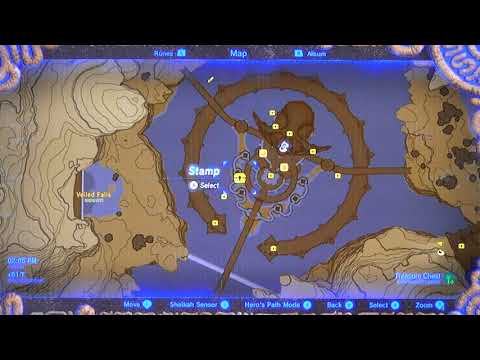 zora domain breath of the wild map