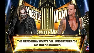 WWE2K24 The Fiend Bray Wyatt vs Undertaker