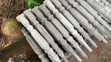 Khuôn đúc con xong cầu thang xi măng giả gỗ hoặc giả đá lh 0333001190