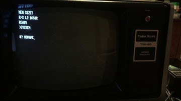 TRS-80 Assembly Language Hello World