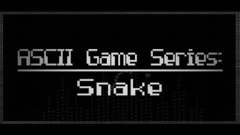ASCII Game Series: Snake - All achievements Live HUN 🔴