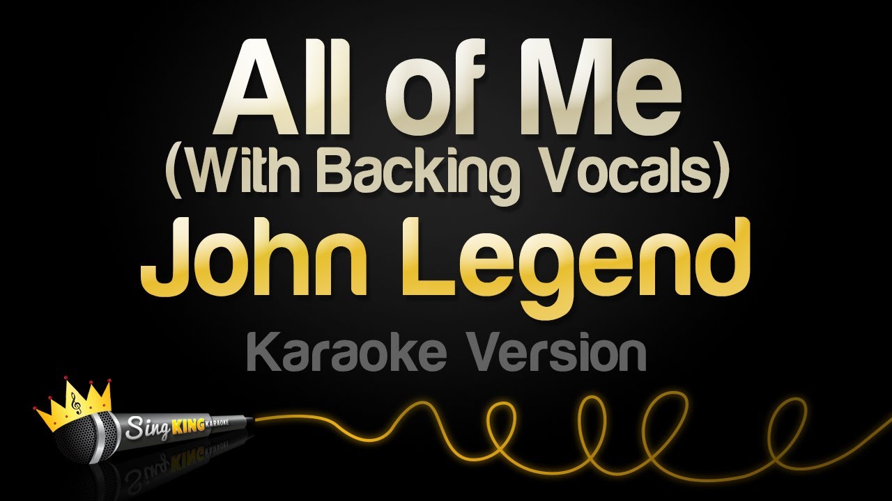 New John Legend - All of Me (Karaoke Version)