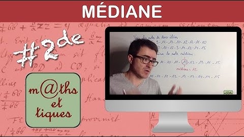 Déterminer une MÉDIANE dans une liste  (1) - Seconde