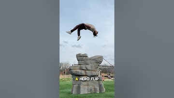 How to HERO FLIP‼️✅ #backflip #fitness #tutorial