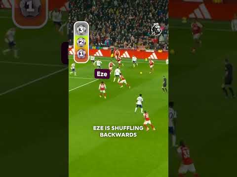 How Eze Scored His HAT TRICK In Arsenal V Spurs