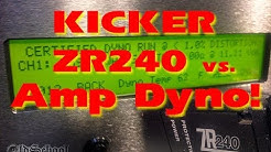 Kicker ZR240 vs SMD Amp Dyno AD-1 FULL Power Output Test Wattage RMS 