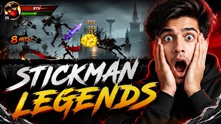 STICKMAN LEGENDS😱 INSANE BOSS FIGHT!⚔️ HARD MODE screenshot 4