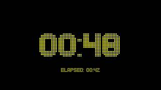 1 minutes and 30 seconds countdown timer with full zero second