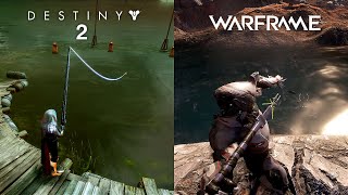 Destiny 2 vs Warframe - Fishing