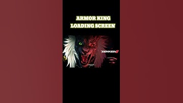 Armor King Loading Screen Tekken 8 #armorking #tekken #shorts