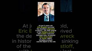 Titanic actor Eric Braeden survived the deadliest shipwreck 🚢😱